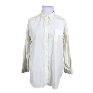 Unisex Lindex - Collared shirt, size 46 - Natural white (1)