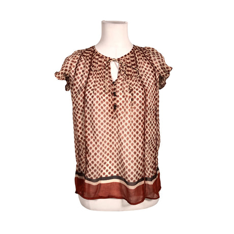 Unisex Sfera - Short-sleeved blouse, size 36 - Brown ()