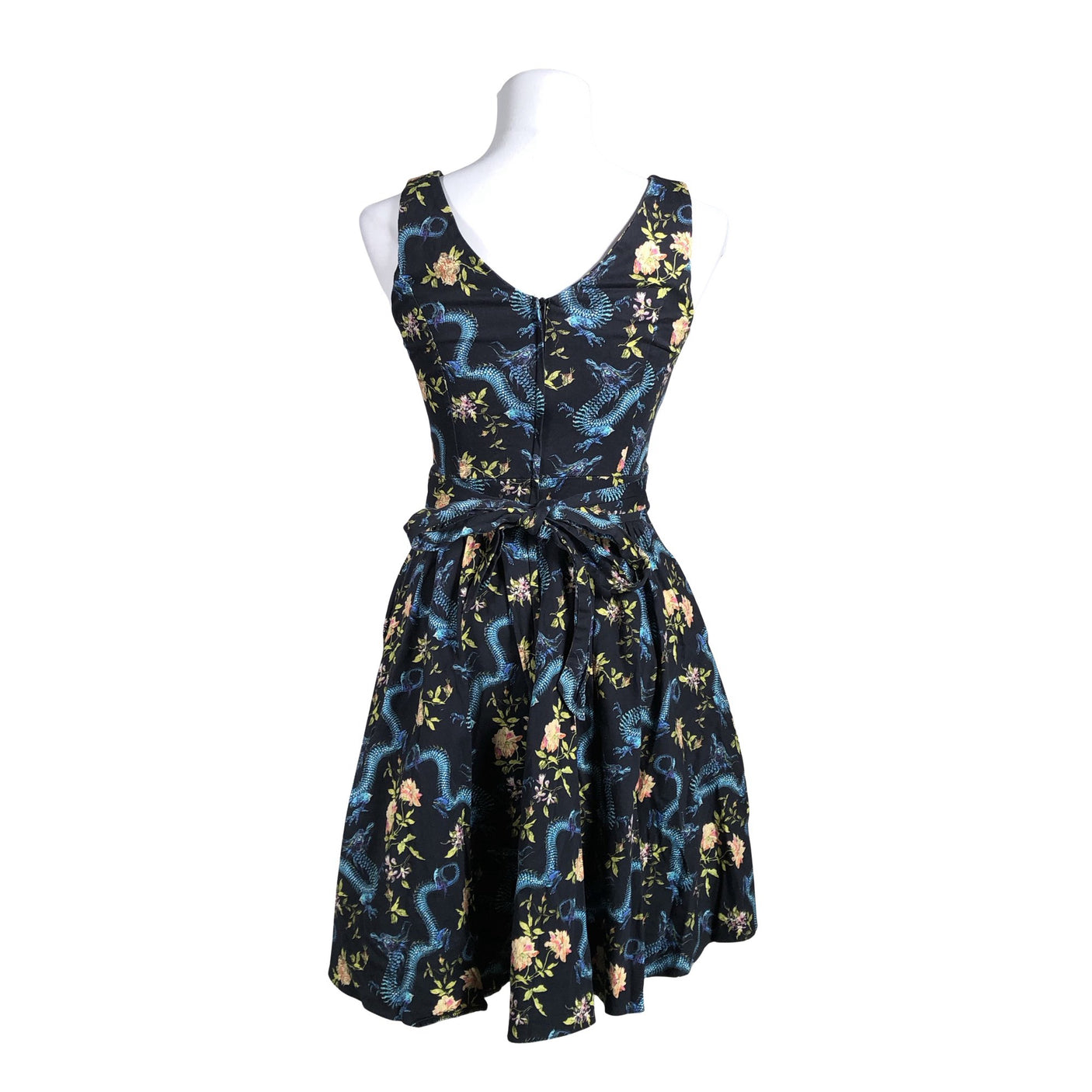 Unisex Lady Vintage - Dress, size 34 - Blue (2)