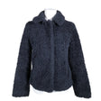 Unisex Esprit - Faux fur coat, size 34 - Blue ()