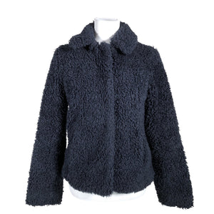 Unisex Esprit - Faux fur coat, size 34 - Blue (1)