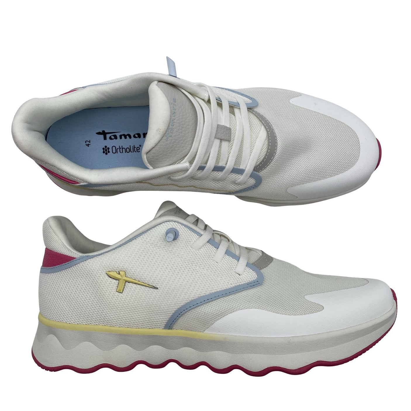 Unisex Tamaris - Sneakers, size 42 - White (1)