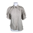 Unisex Lindex - Short-sleeved blouse, size 36 - Beige ()