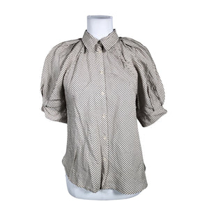Unisex Lindex - Short-sleeved blouse, size 36 - Beige (1)
