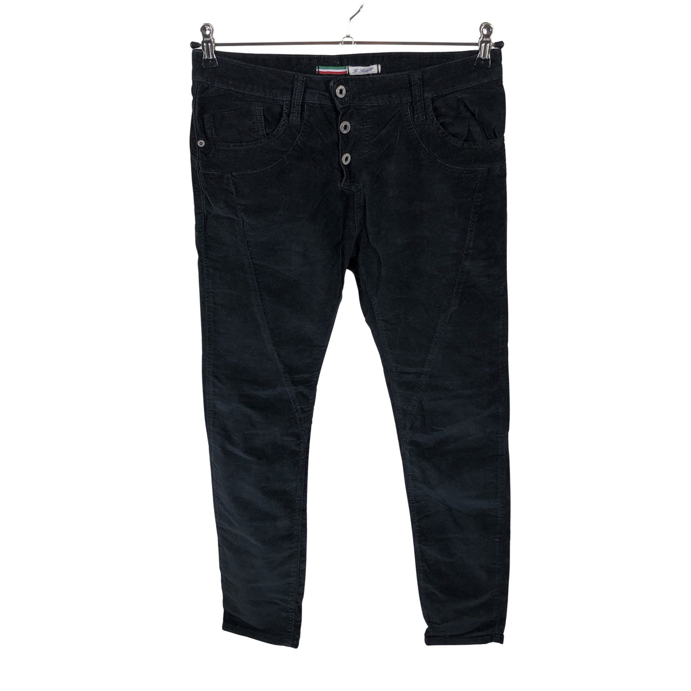 Unisex Please - Velvet pants, size 34 - Black (1)
