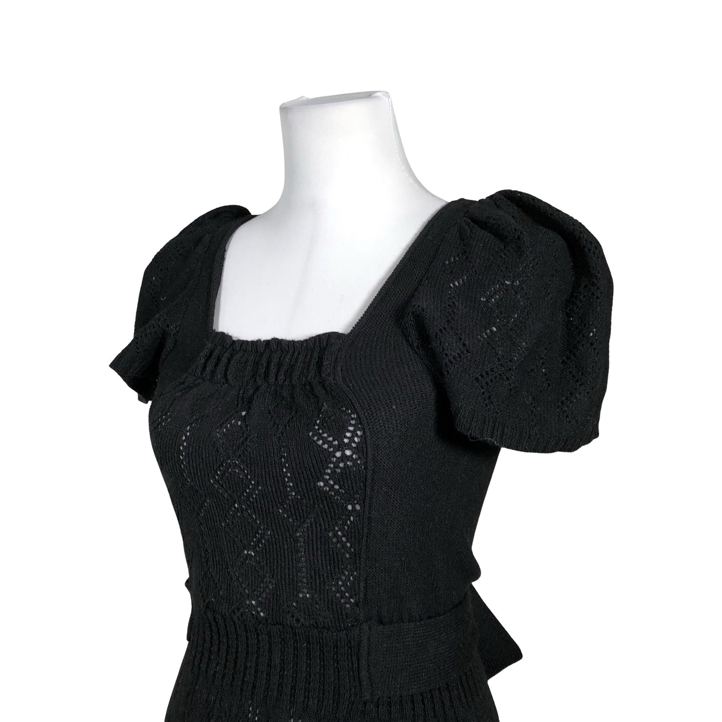 Unisex IVANAhelsinki - Knit dress, size 36 - Black (2)
