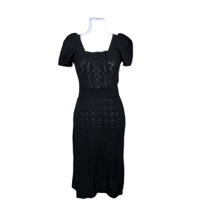 Unisex IVANAhelsinki - Knit dress, size 36 - Black (1)