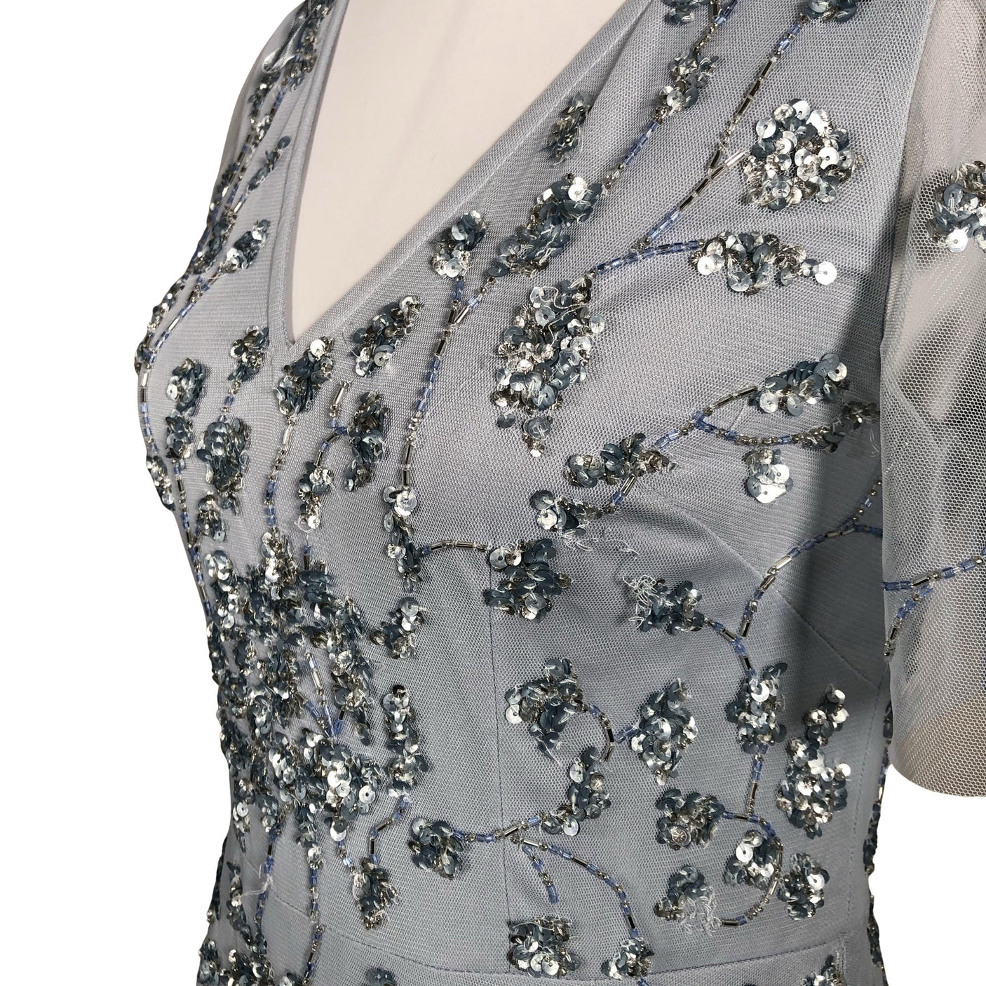 Unisex Adrianna Papell - Party dress, size 34 - Light blue (2)