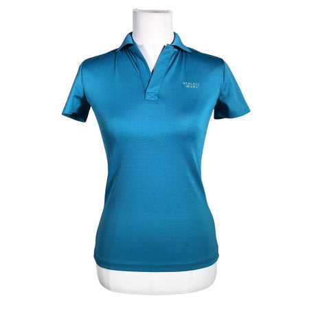 Unisex Versace Jeans - Sports shirt, short sleeve, size 32 - Blue ()