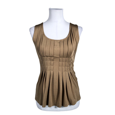 Unisex Monton - Tricot tank top, size 36 - Beige ()