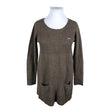 Unisex Sand - Knit tunic, size 42 - Brown ()