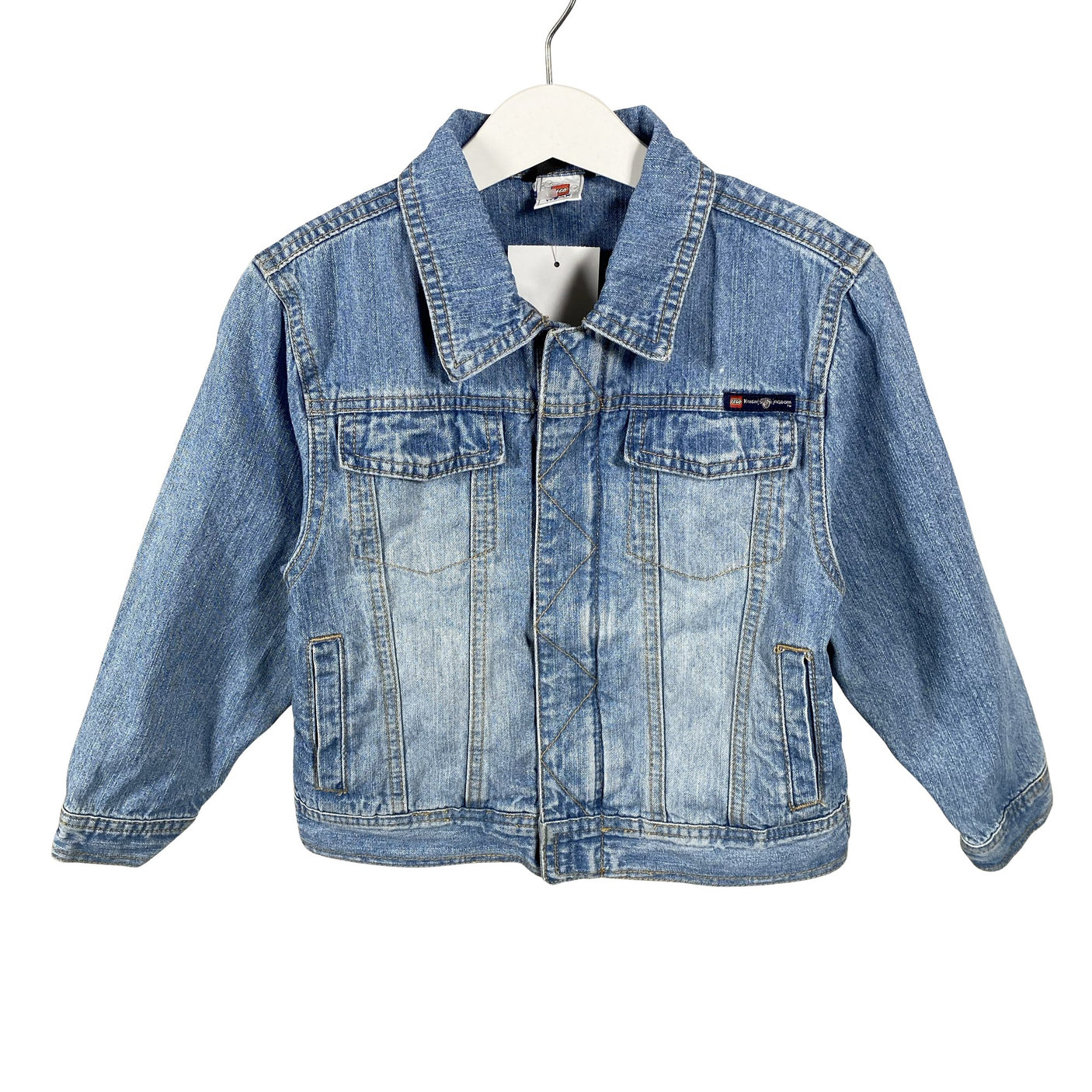 Unisex Lego - Denim jacket, size 110 - 116 - Light blue (1)