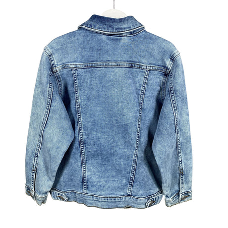 Unisex Lindex - Denim jacket, size 122 - 128 - Light blue (2)