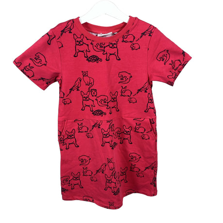 Unisex me&i - Sweatshirt dress, size 134 - 140 - Red ()