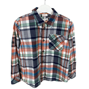 Unisex s.Oliver - Collared shirt, size 116 - 122 - Blue (1)
