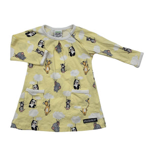 Unisex Villervalla - Tricot dress, size 56 - 62 - Yellow (1)