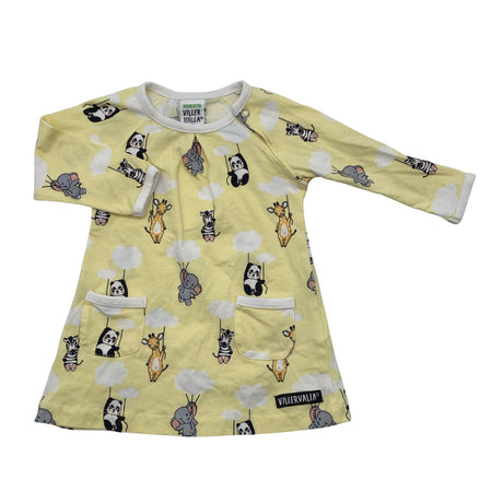 Unisex Villervalla - Tricot dress, size 56 - 62 - Yellow ()