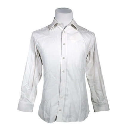 Unisex Hübscher - Collared shirt, size S - White ()
