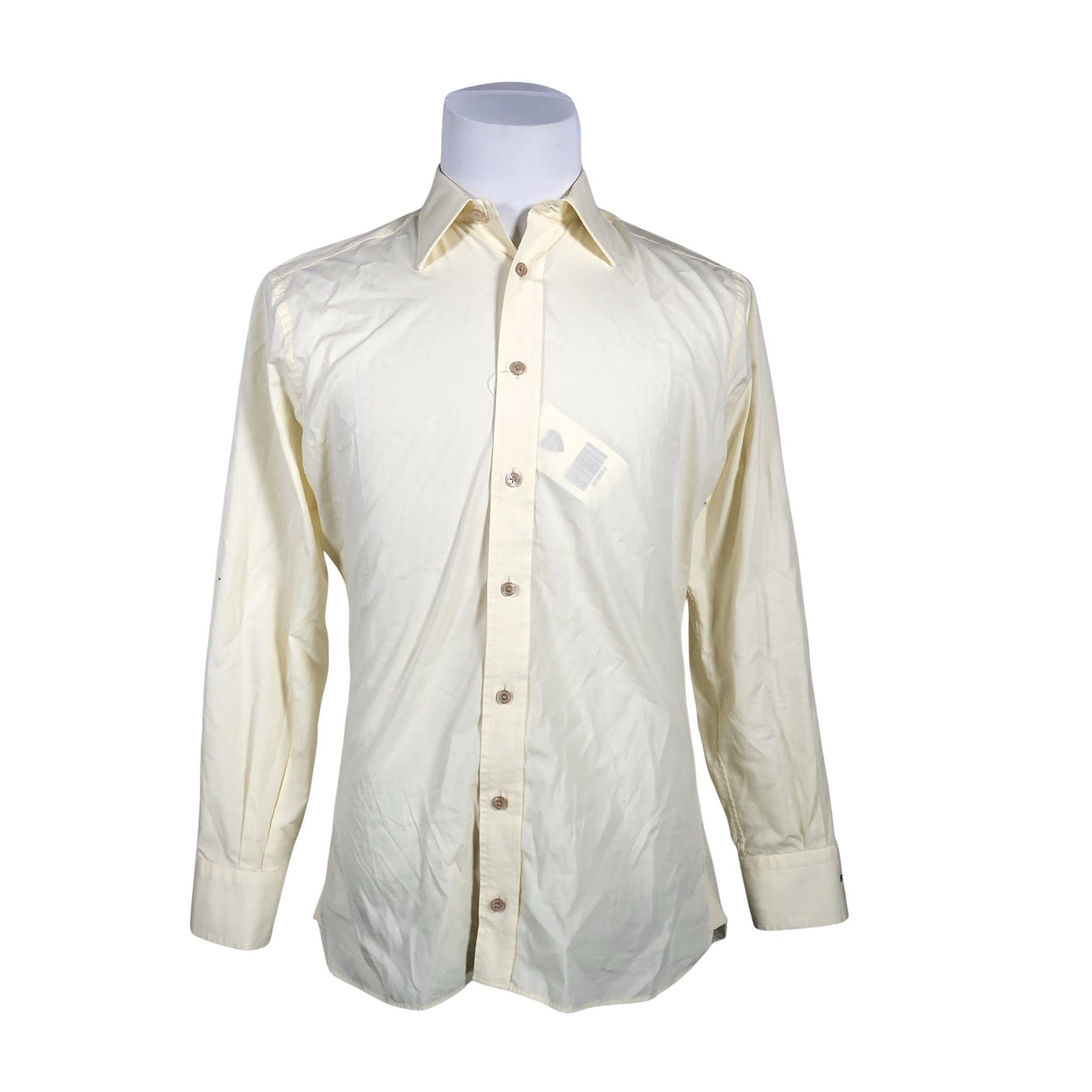 Unisex Hübscher - Collared shirt, size M - Yellow (1)