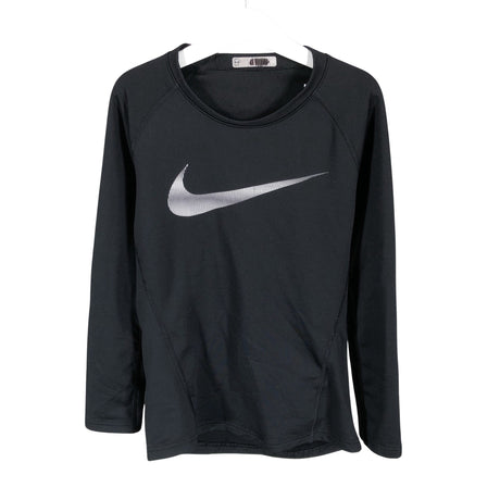 Unisex Nike - Sports shirt, long sleeve, size 146 - 152 - Black ()