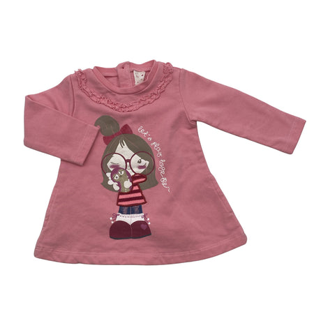 Unisex Mayoral - Sweatshirt dress, size 68 - 74 - Light pink ()