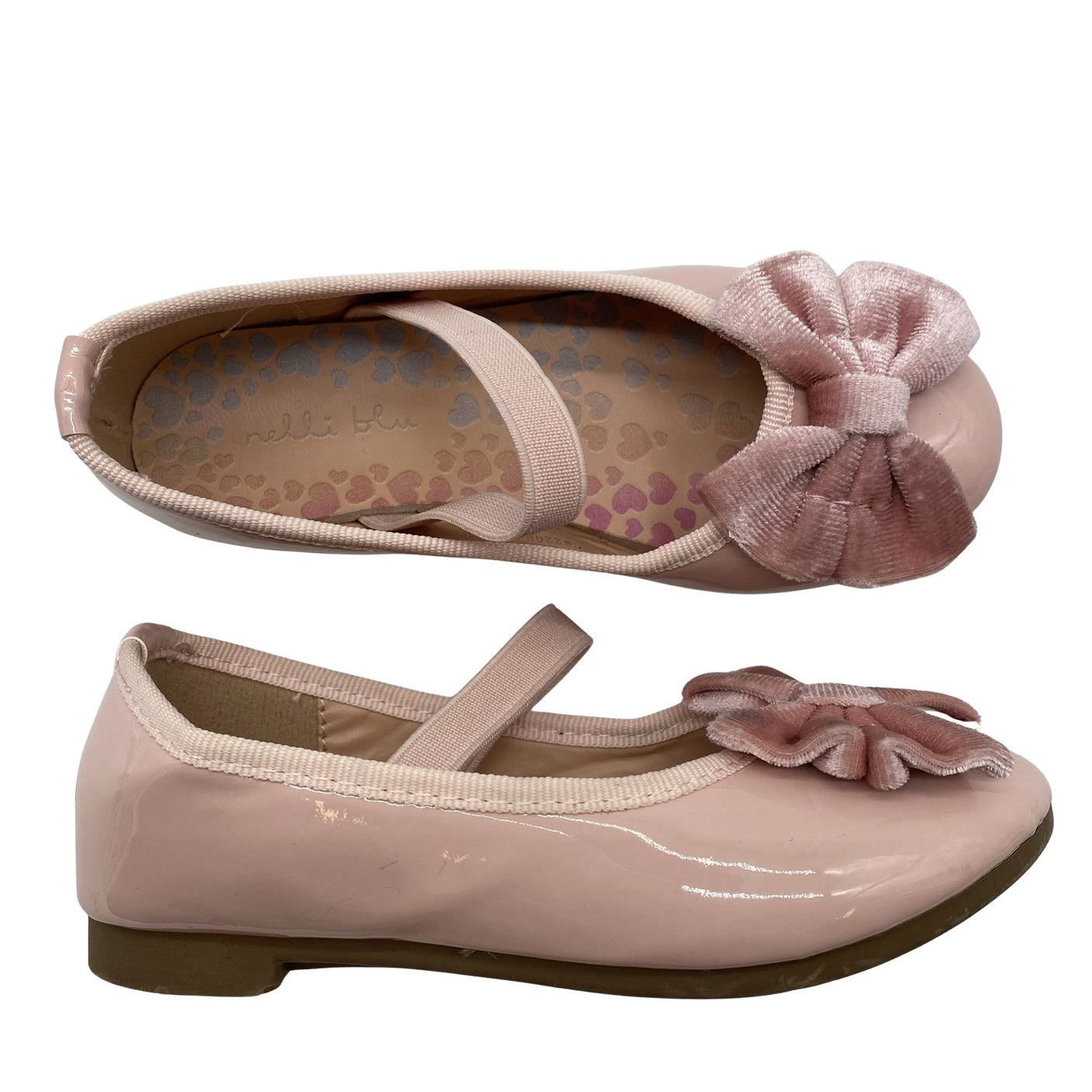 Unisex Nelli Blu - Festive ballerinas, size 26 - Light pink (1)
