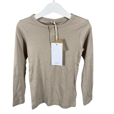 Unisex Name It - Tricot shirt, size 110 - 116 - Beige ()