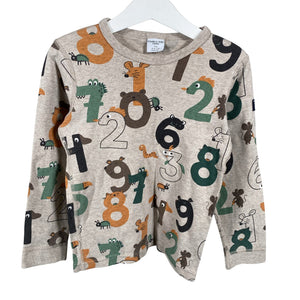 Unisex Polarn O. Pyret - Tricot shirt, size 110 - 116 - Beige (1)