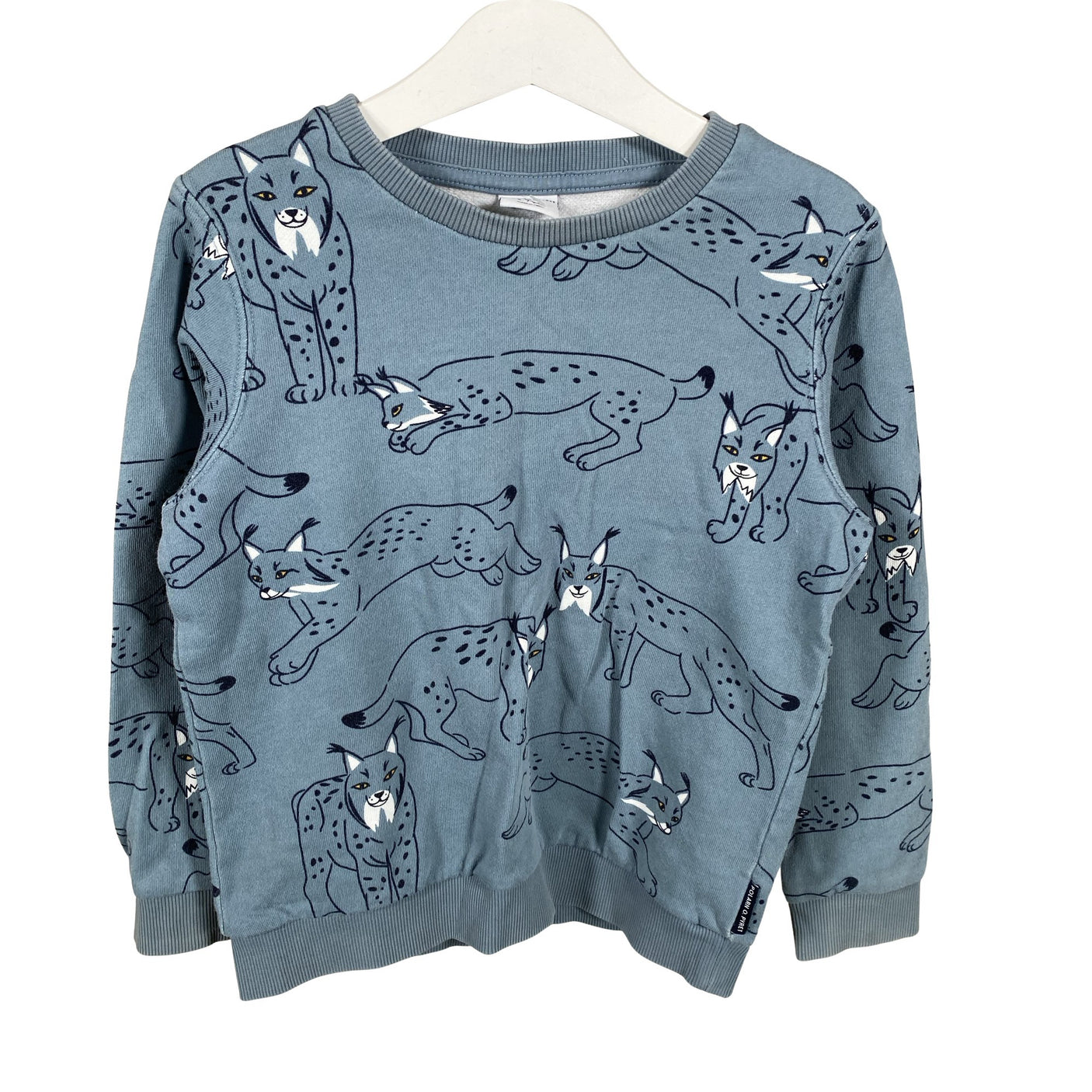 Unisex Polarn O. Pyret - Sweatshirt, size 116 - 122 - Blue (1)
