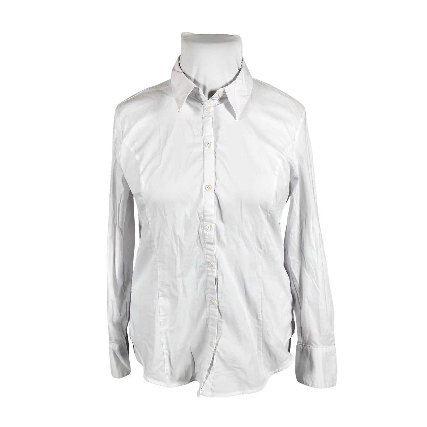 Unisex More&More - Collared shirt, size 44 - White (1)