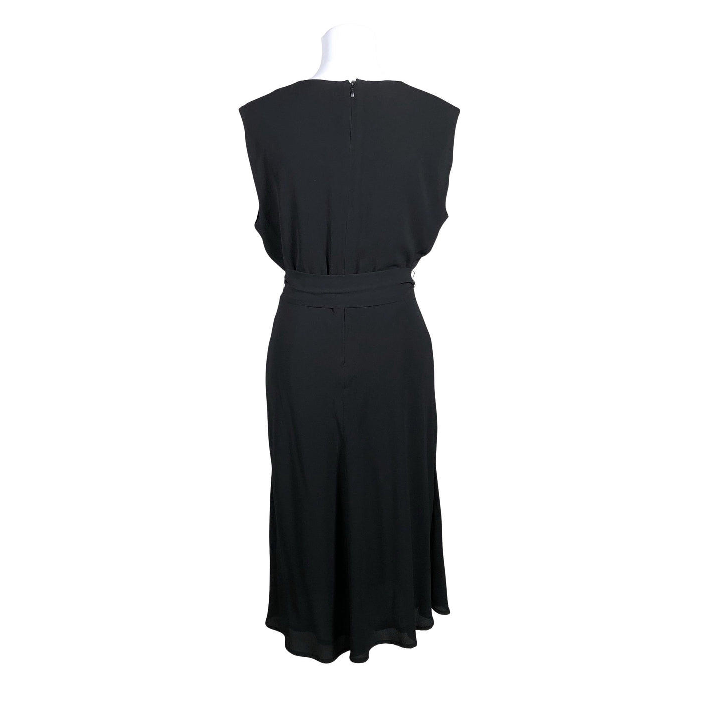 Unisex Lauren Ralph Lauren - Schiffon dress, size 40 - Black (3)