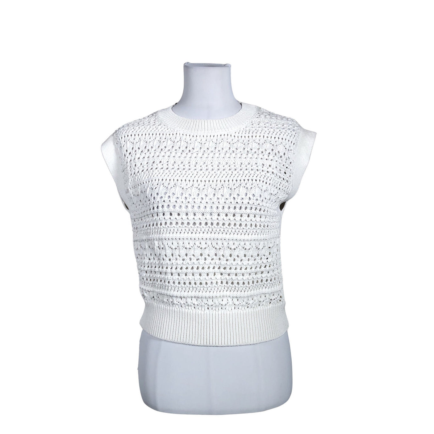Unisex Ivo Nikkolo - Knit vest, size 36 - White (1)