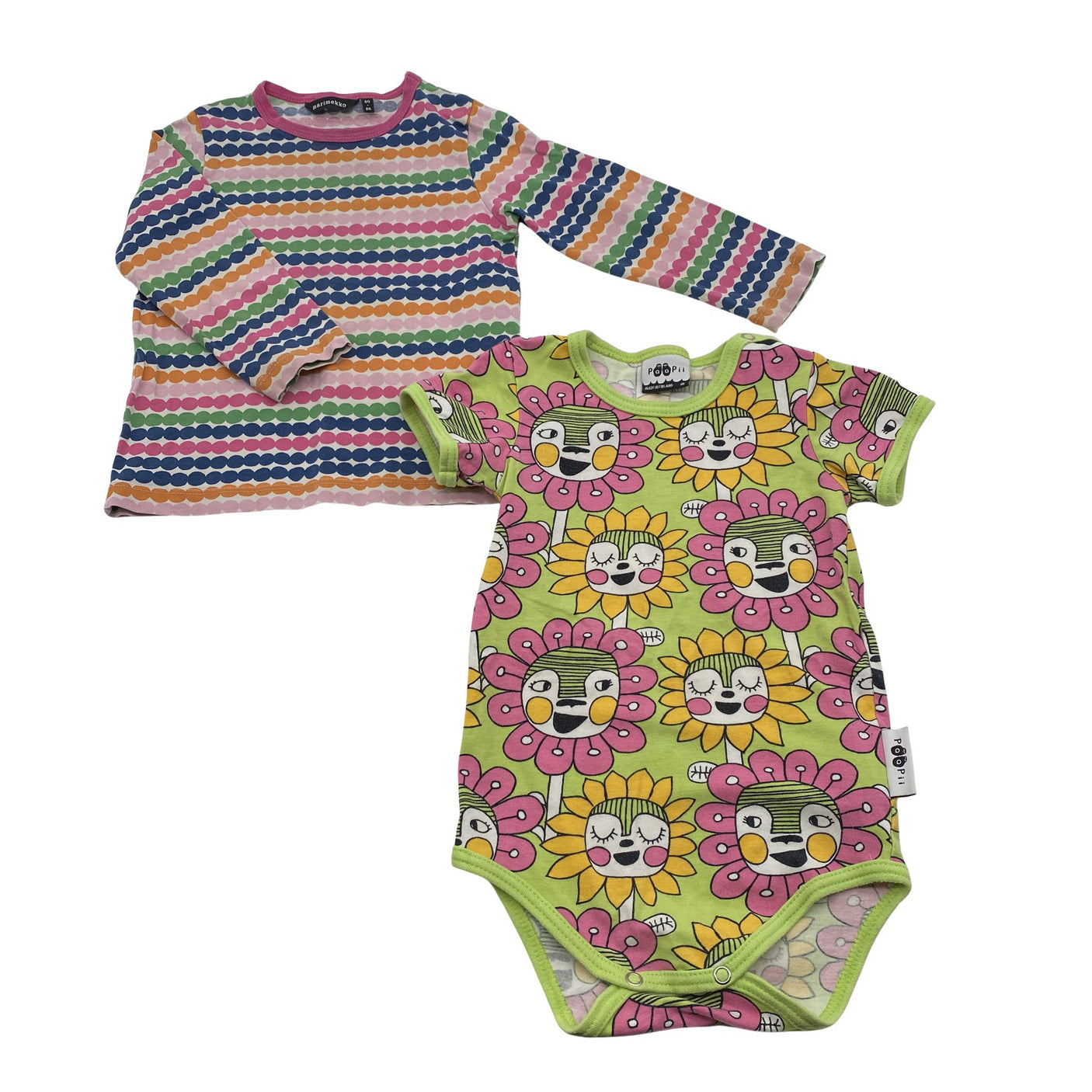 Unisex PaaPii - Body, size 80 - 86 - Green (1)