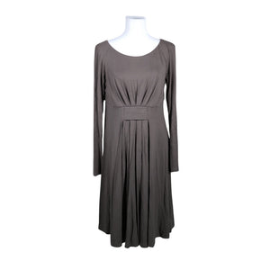 Unisex Muotikuu - Tricot dress, size 40 - Brown (1)
