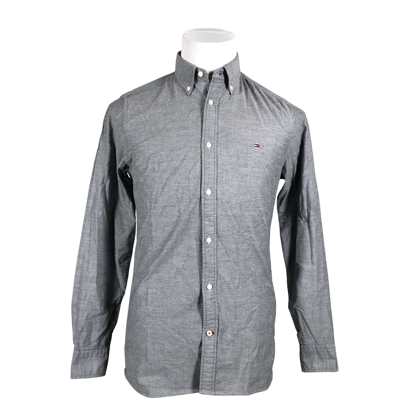 Unisex Tommy Hilfiger - Collared shirt, size S - Gray (1)