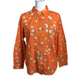 Unisex Talbots - Collared shirt, size 38 - Orange ()