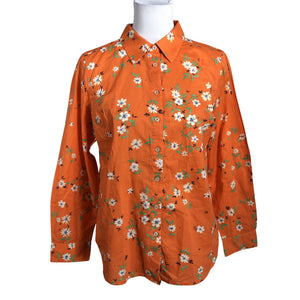 Unisex Talbots - Collared shirt, size 38 - Orange (1)