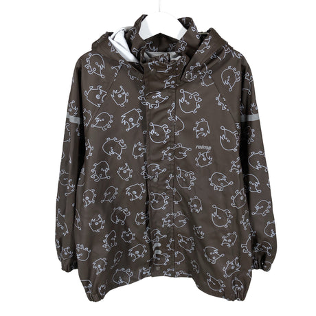 Unisex Reima - Rain jacket, size 110 - 116 - Brown ()