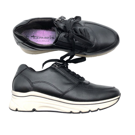 Unisex Tamaris - Casual sneakers, size 37 - Black ()
