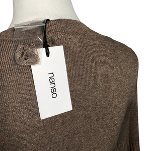 Unisex Nanso - Knit dress, size 40 - Brown (3)