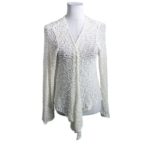 Unisex Bypias - Cardigan, size 38 - White (1)