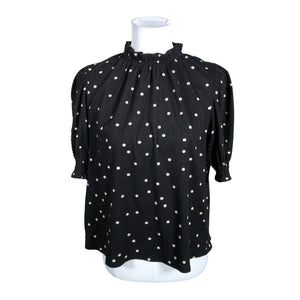Unisex Holly & Whyte by Lindex - Short-sleeved blouse, size 40 - Black (1)