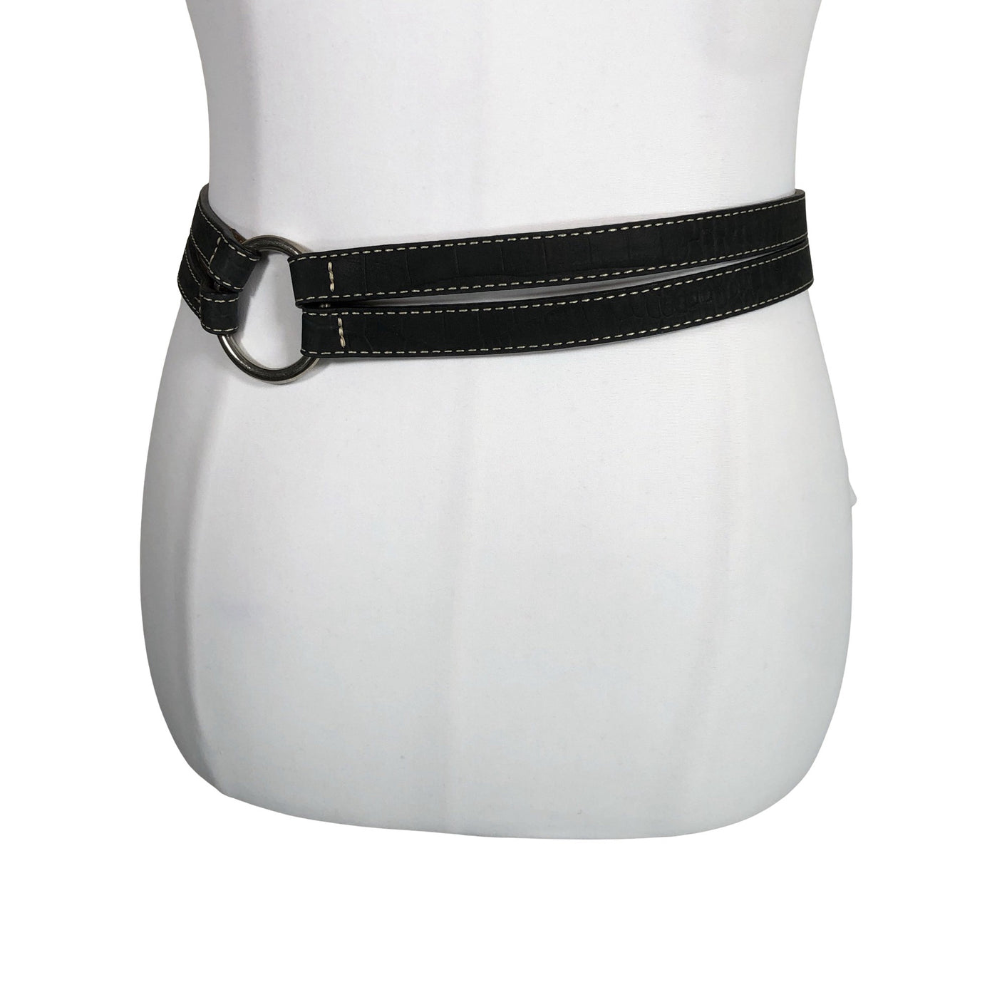 Unisex Versace Sport - Leather belt, size Ei kokoa - Black (3)