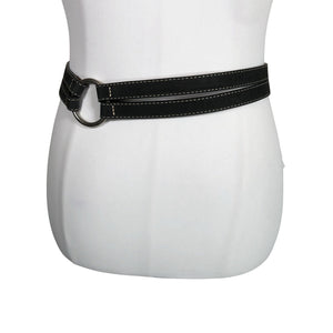 Unisex Versace Sport - Leather belt, size Ei kokoa - Black (3)