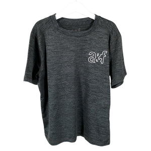 Unisex Abercrombie&Fitch - Sports shirt, short sleeve, size 146 - 152 - Gray (1)