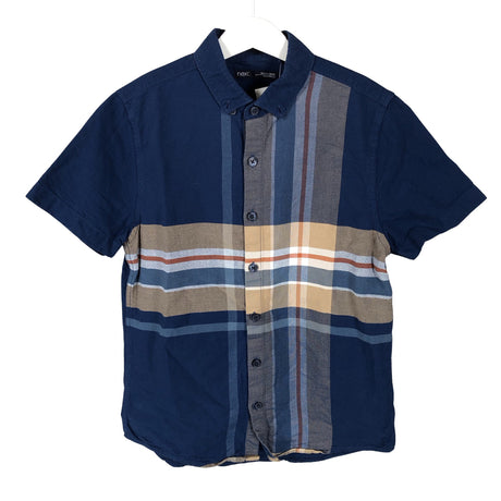 Unisex Next - Collared shirt, size 140 - 146 - Blue ()