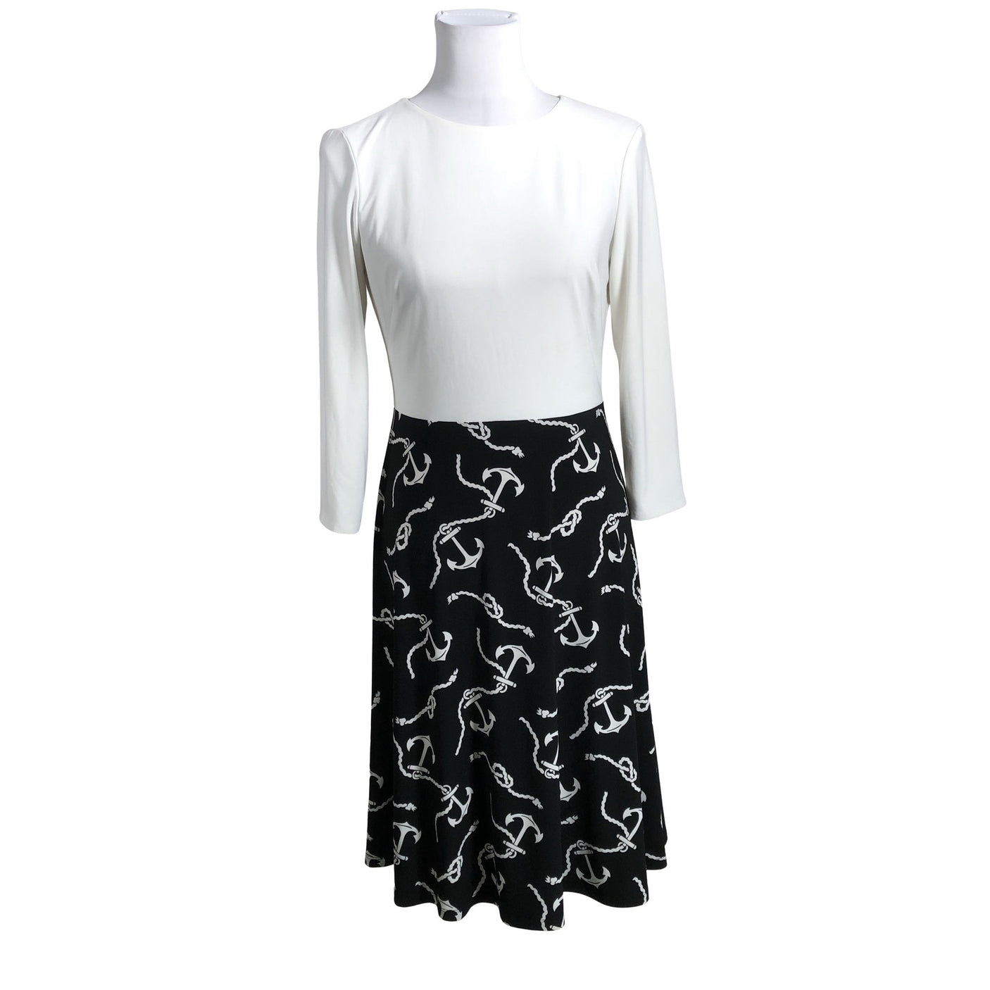 Unisex Lauren Ralph Lauren - Tricot dress, size 40 - White (1)