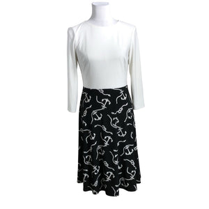 Unisex Lauren Ralph Lauren - Tricot dress, size 40 - White (1)