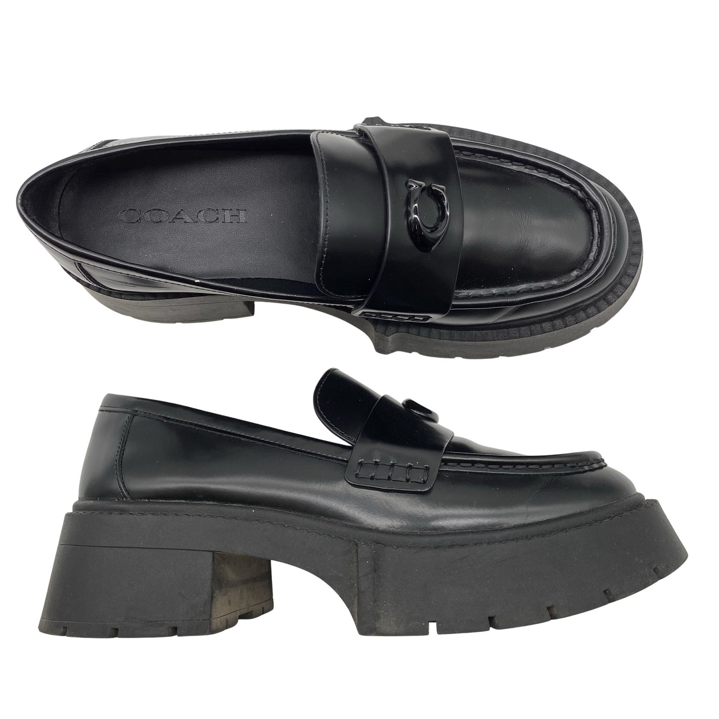 Unisex Coach - Loafers, size 37 - Black (1)