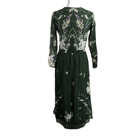 Unisex Massimo Dutti - Schiffon dress, size Ei kokoa - Green (2)